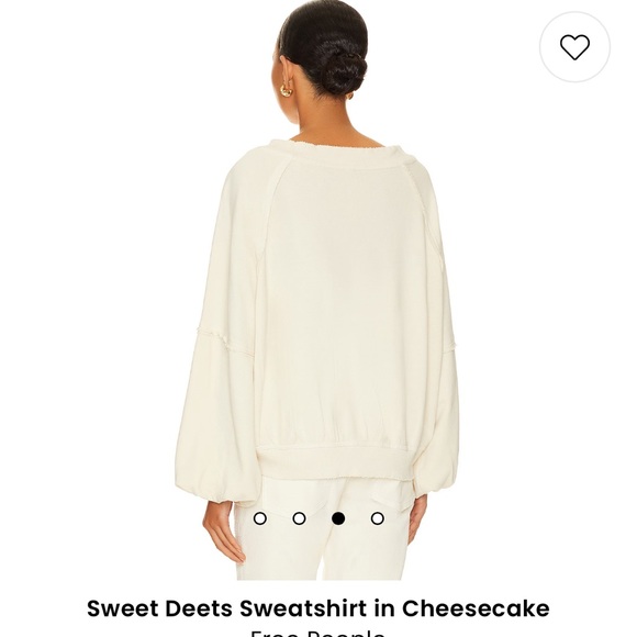 Free People Sweet Deets Sweatshirt- XS - Picture 2 of 5